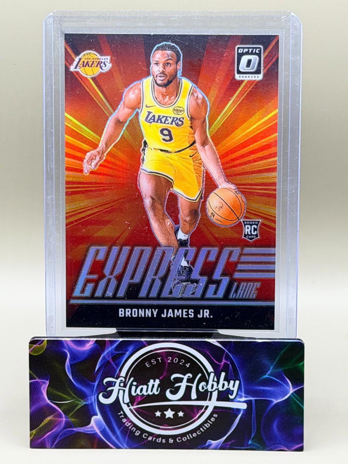 2024-25 Panini Donruss Optic - Bronny James Jr #4 - Express Lane Holo Prizm (RC)