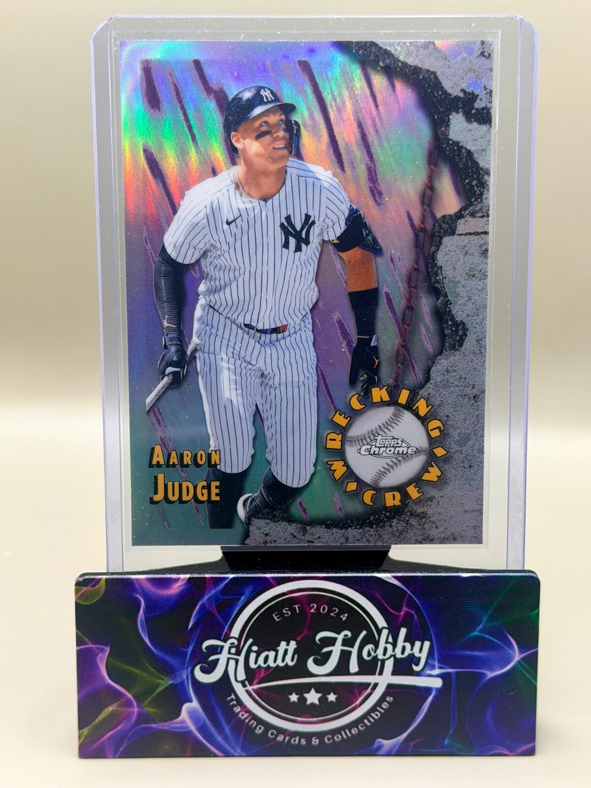 2026 Topps Chrome - #WC-1 Aaron Judge - Wrecking Crew