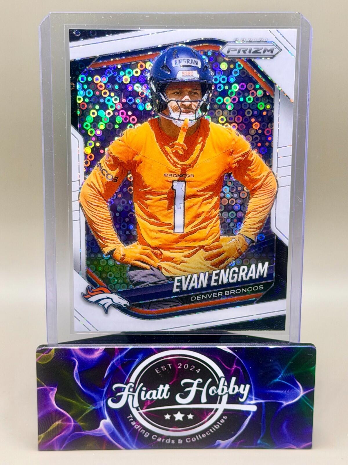 2025 Panini Prizm Football - #277 Evan Engram - White Disco Prizm