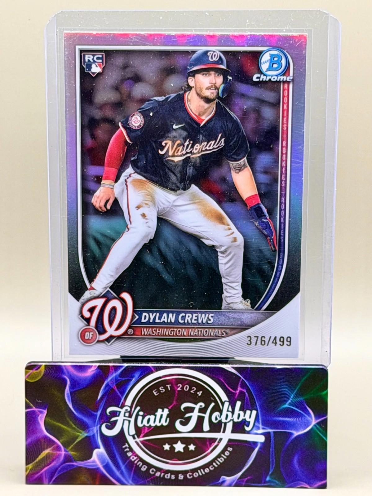 2025 Bowman Chrome - Dylan Crews #3 - Refractor /499 (RC)