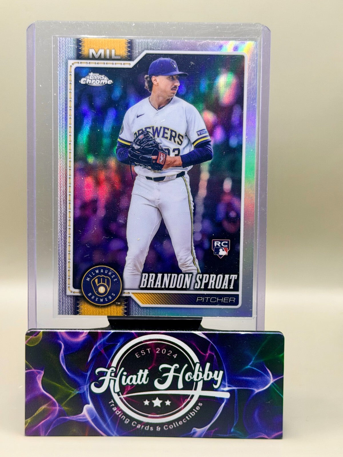 2026 Topps Chrome - #59 Brandon Sproat - Refractor (RC)