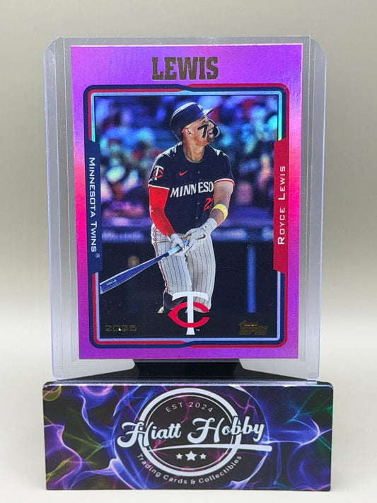 2025 Topps Archives - 2005 Topps Royce Lewis #222 Pink Foilboard
