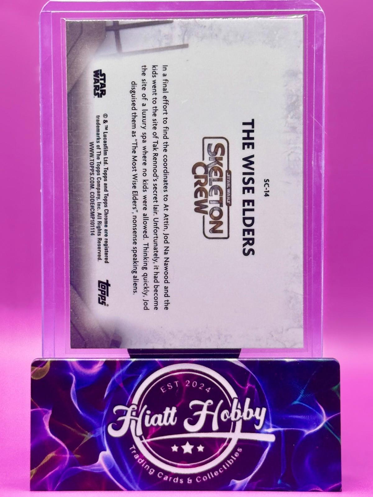 2025 Topps Chrome Star Wars - The Wise Elders #SC-14 - Skeleton Crew - Refractor