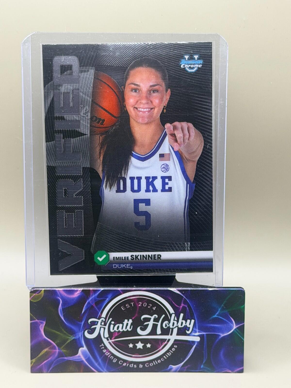 2025-26 Bowman Chrome Basketball - #BV-4 Emilee Skinner - Bowman Verified