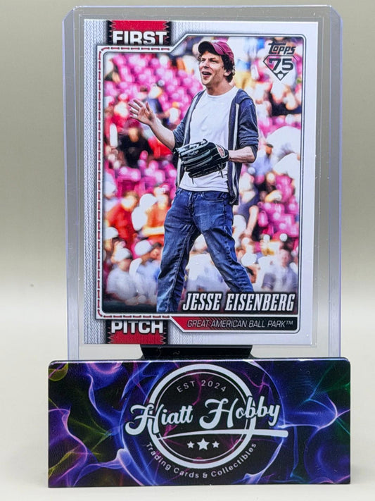 2026 Topps Series 1 #FP-5 Jesse Eisenberg - First Pitch