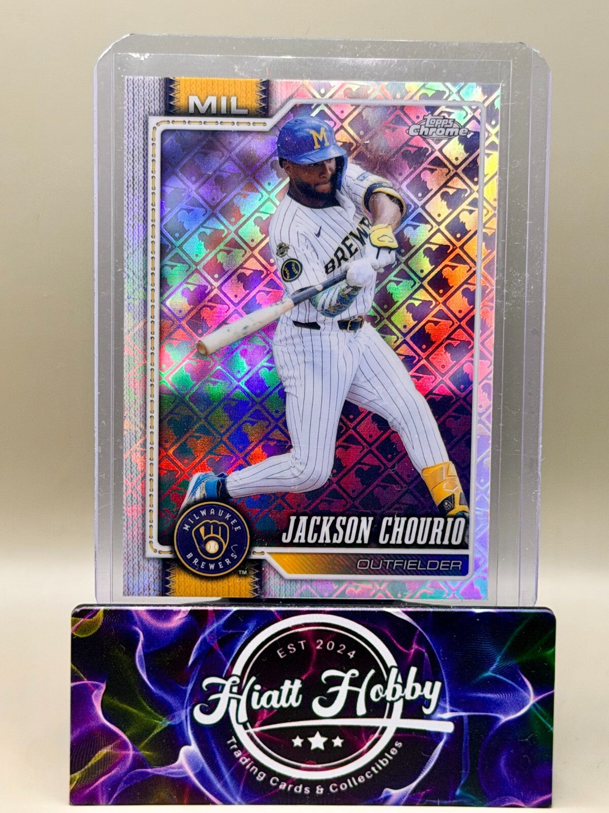2026 Topps Chrome - #51 Jackson Chourio - Logofractor