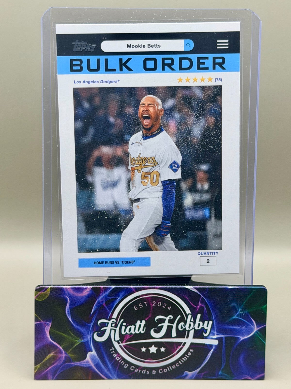 2026 Topps Series 2 Flagship Collection - #BO-8 Mookie Betts - Bulk Order