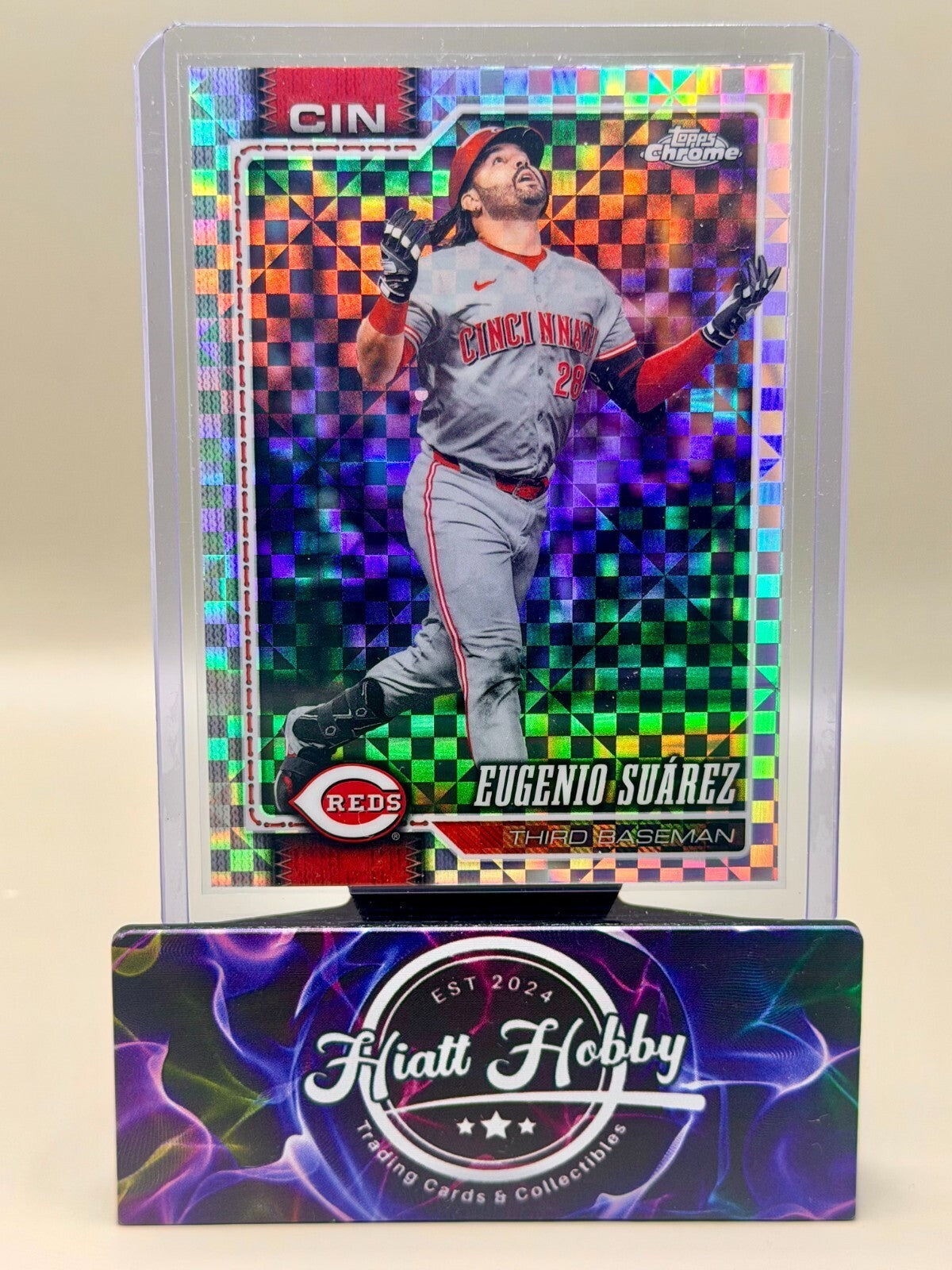 2026 Topps Chrome - #203 Eugenio Suarez - X-Fractor