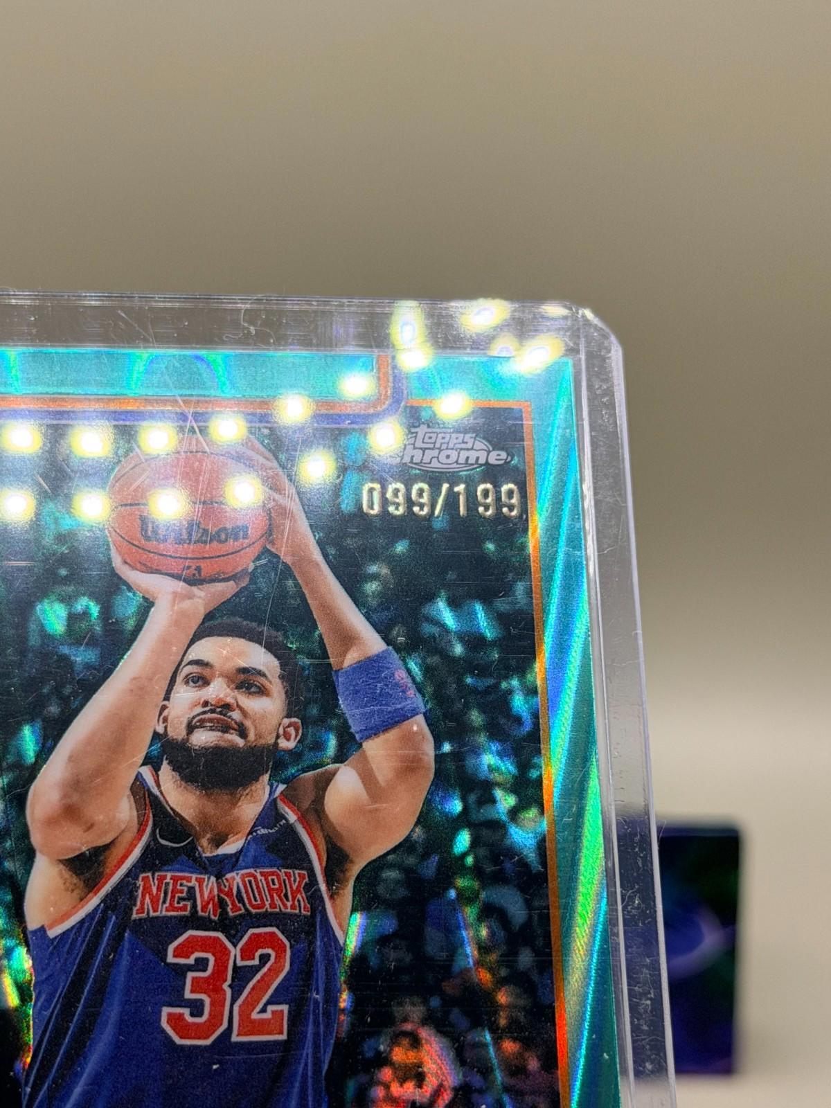 2025-26 Topps Chrome - Karl-Anthony Towns #179 - Teal Raywave /199