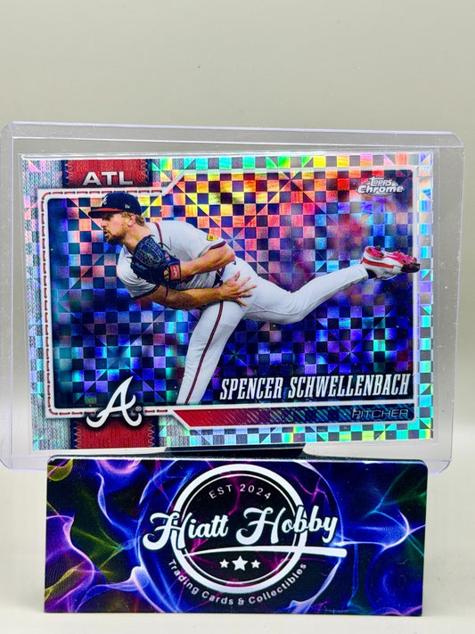 2026 Topps Chrome - #80 Spencer Schwellenbach - X-Fractor
