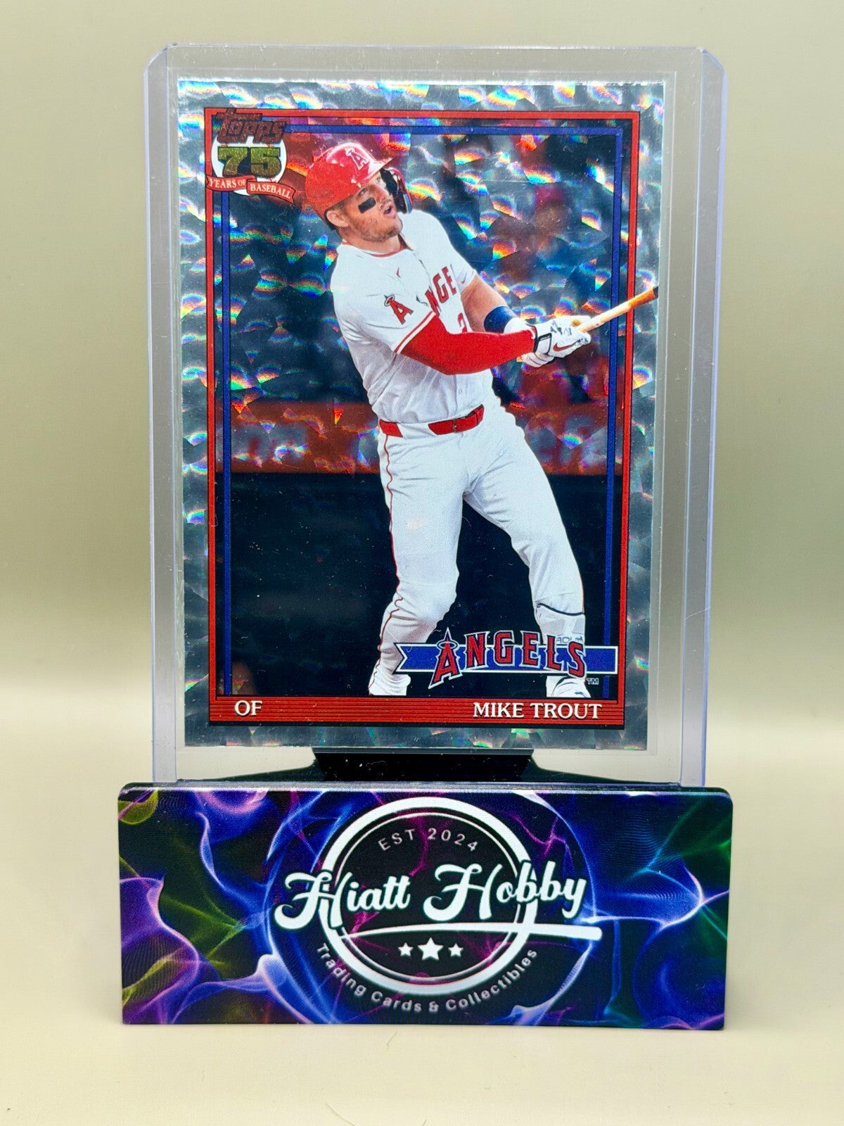 2026 Topps Series 1 - #T91-1 Mike Trout - 1991 Topps - Crackleboard Foil