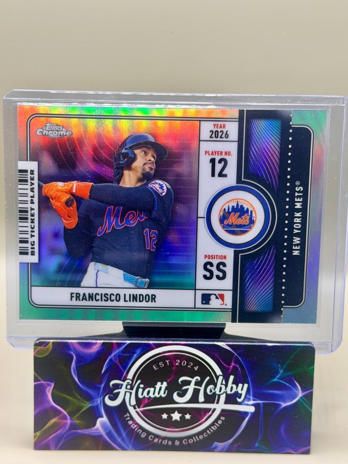 2026 Topps Chrome - #BTP-10 Francisco Lindor - Big Ticket Player
