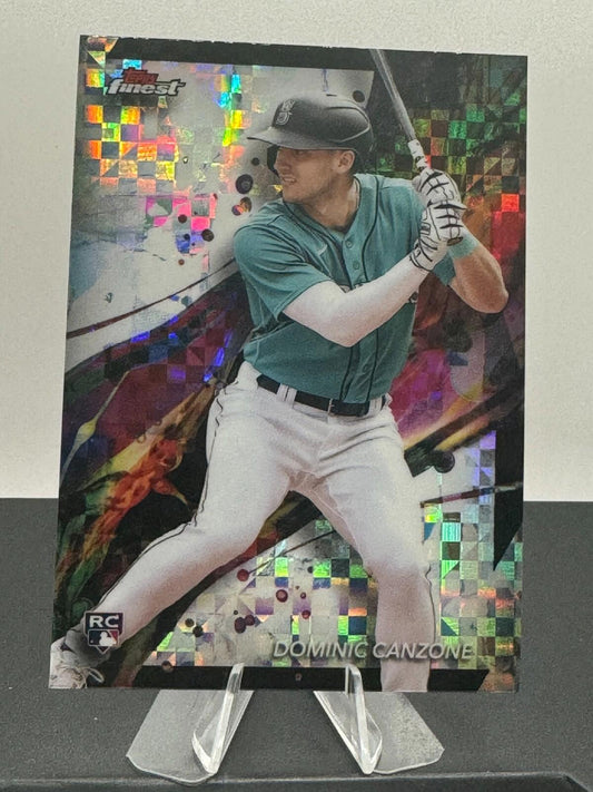 2024 Topps Finest - Common #8 Dominic Canzone (RC)
