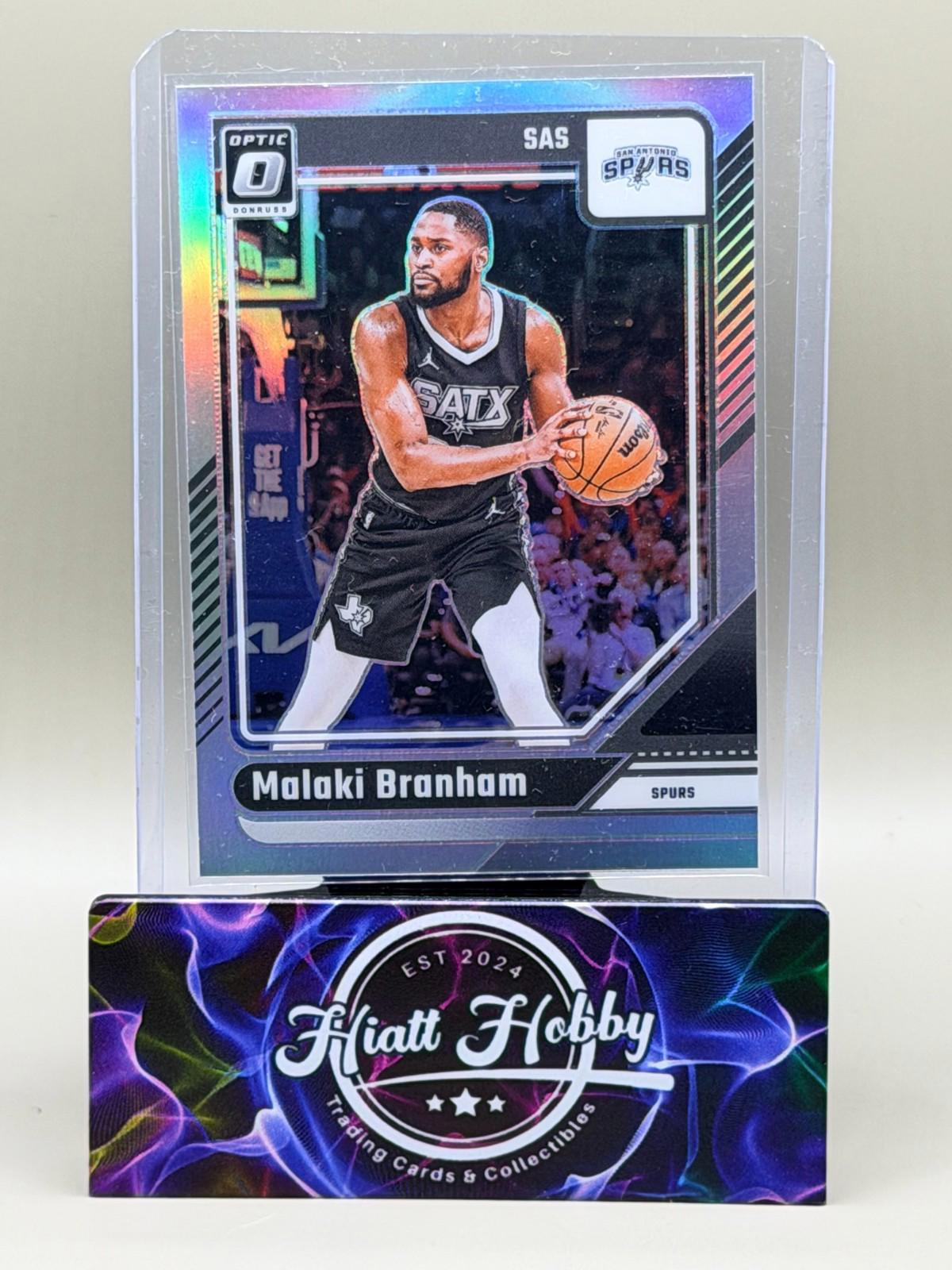2024-25 Panini Donruss Optic Basketball - Malaki Branham #39 - Silver Holo Prizm