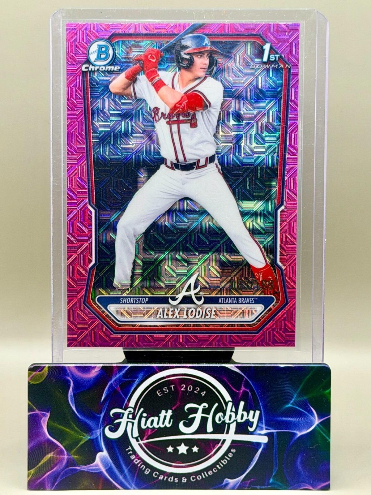 2026 Bowman Chrome - #BCP-153 Alex Lodise - Magenta Mojo /199 (1st)