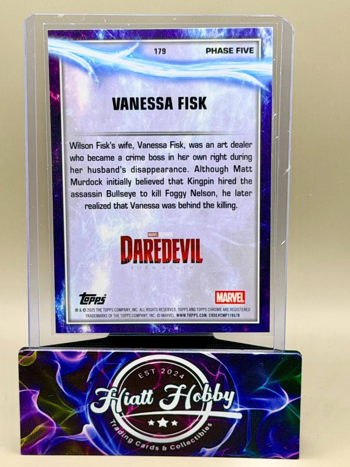 2025 Topps Chrome Marvel Studios - Vanessa Fisk #179 - Prism Refractor