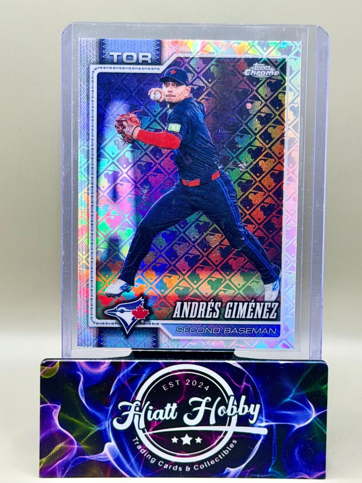 2026 Topps Chrome - #286 Andres Gimenez - Logofractor