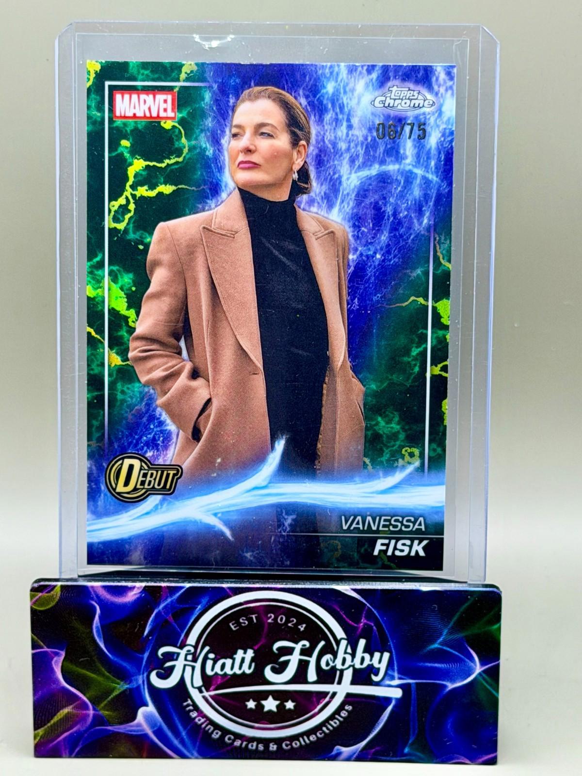 2025 Topps Chrome Marvel Studios - Vanessa Fisk #179 - Loki Refractor /75