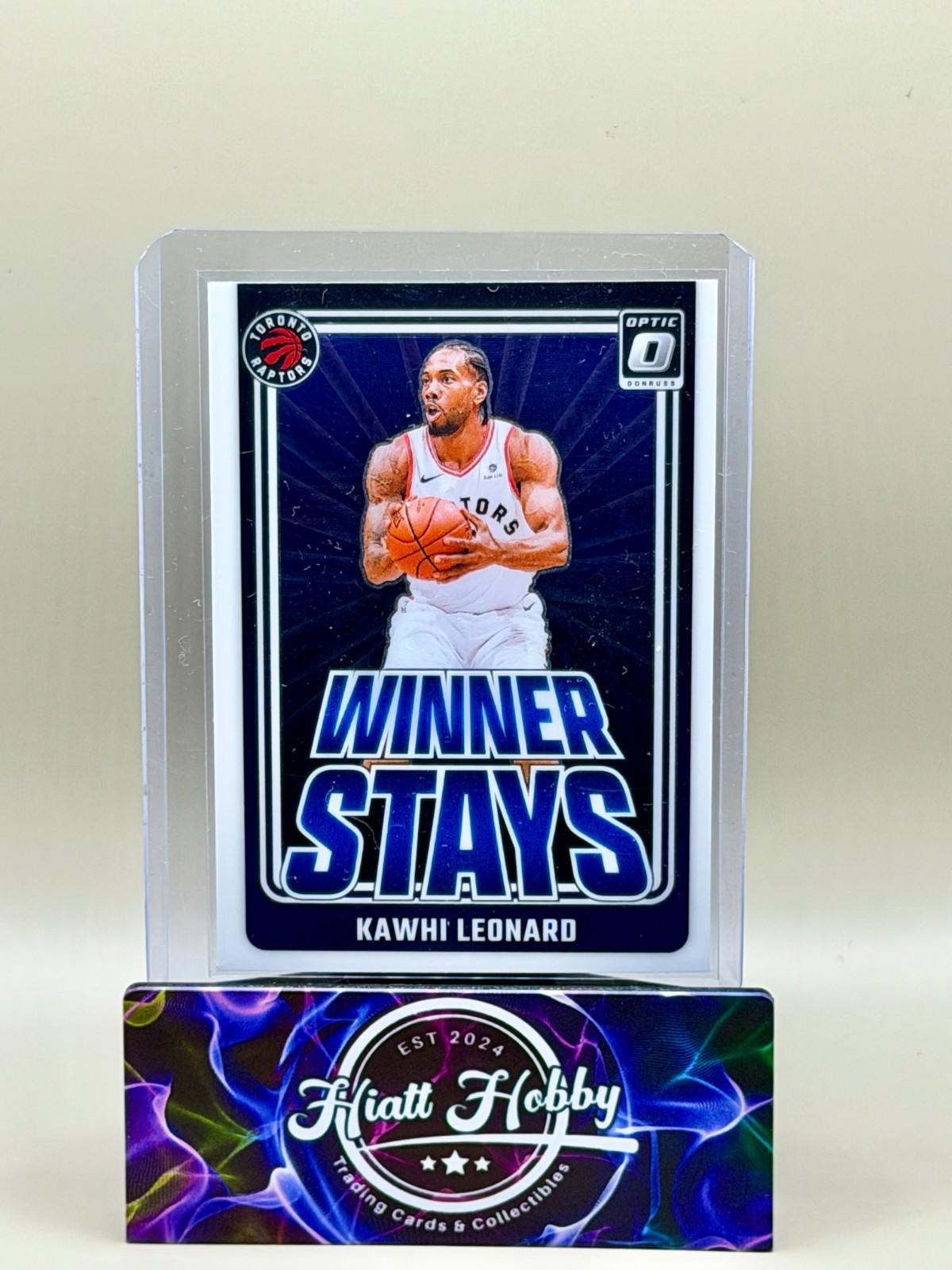 2024-25 Panini Donruss Optic Basketball - Kawhi Leonard #8 - Winner Stays