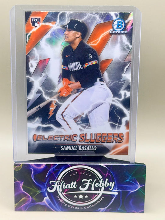 2026 Bowman Chrome Baseball - #ES-10 Samuel Basallo - Electric Sluggers (RC)