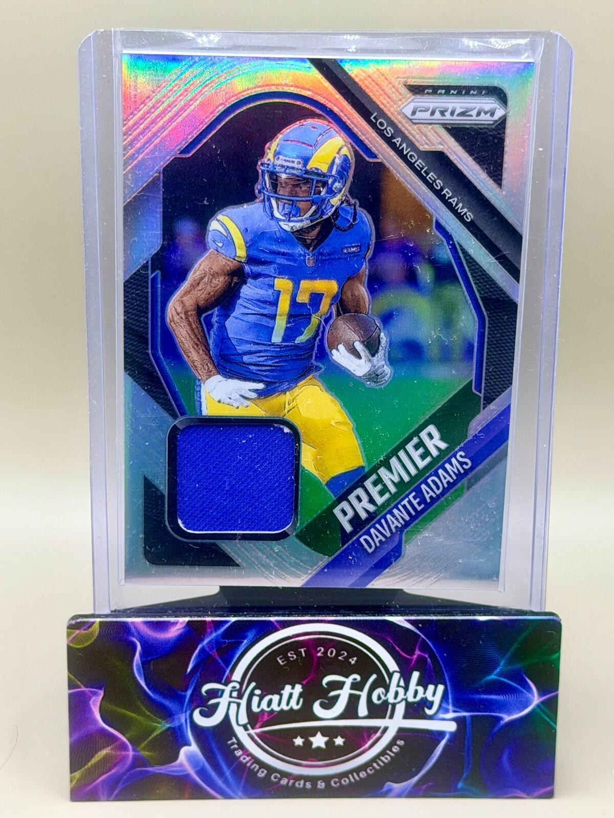 2025 Panini Prizm Football - #PJY-DAS Davante Adams - Premier Jersey Silver Holo