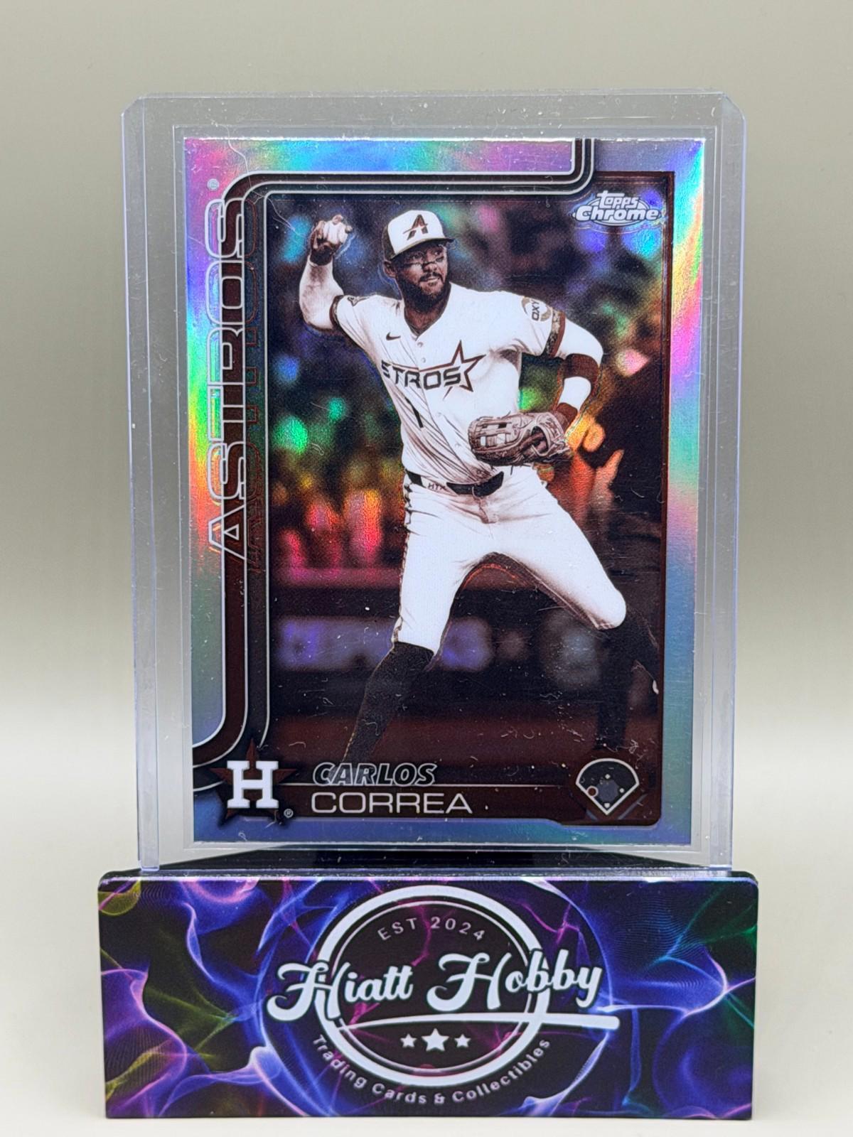 2025 Topps Chrome Update - Carlos Correa #USC164 - Sepia Refractor