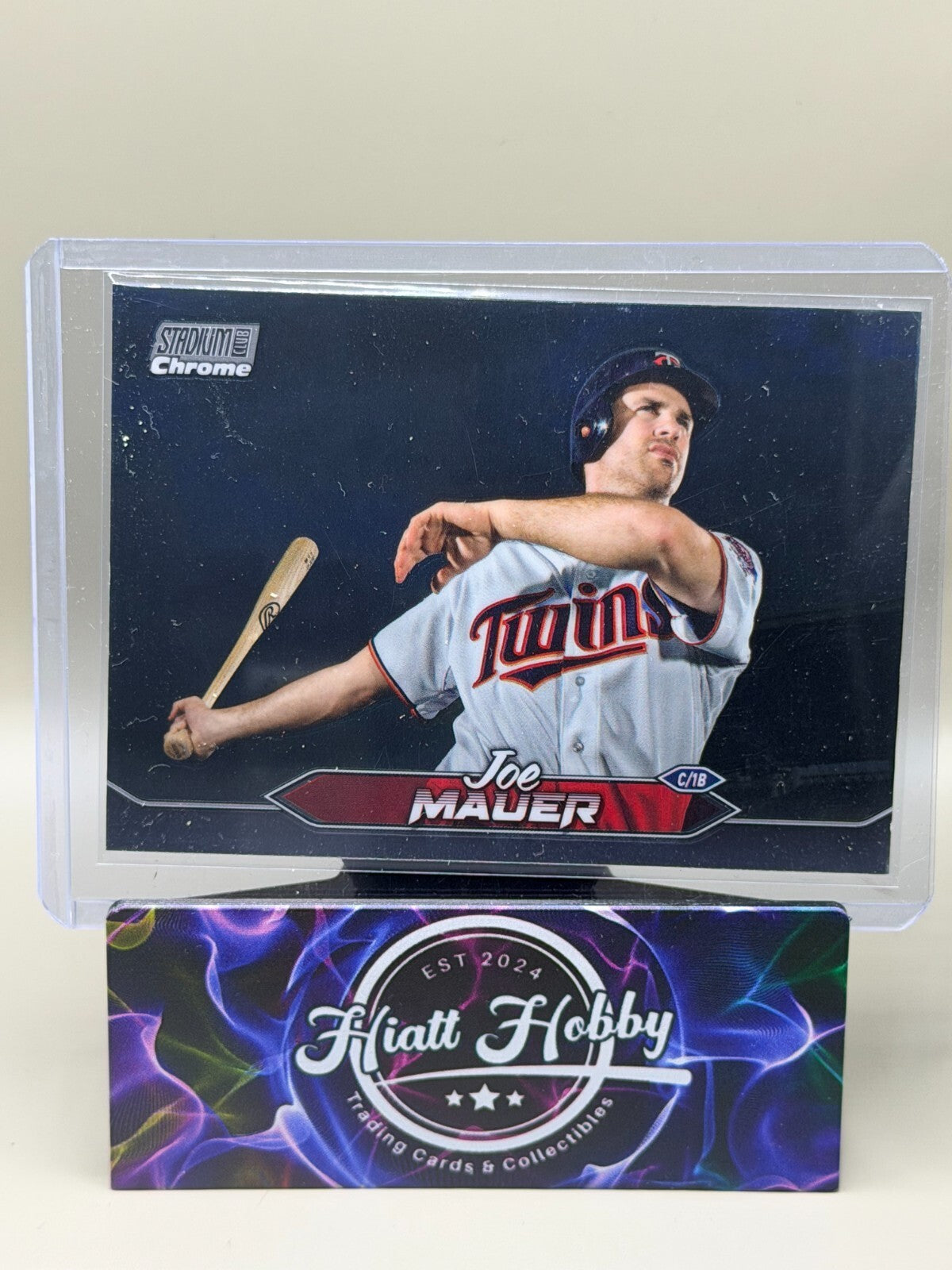 2024 Topps Stadium Club - #137 Joe Mauer - Chrome