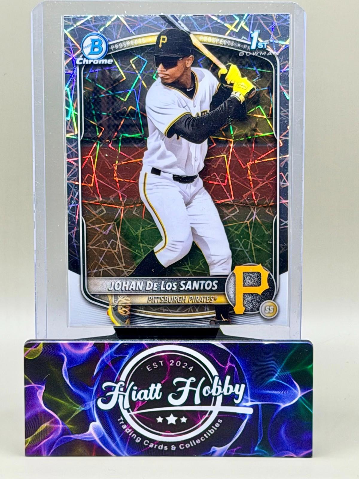 2025 Bowman Chrome - Johan De Los Santos #BCP-163 - Laser Refractor (RC)