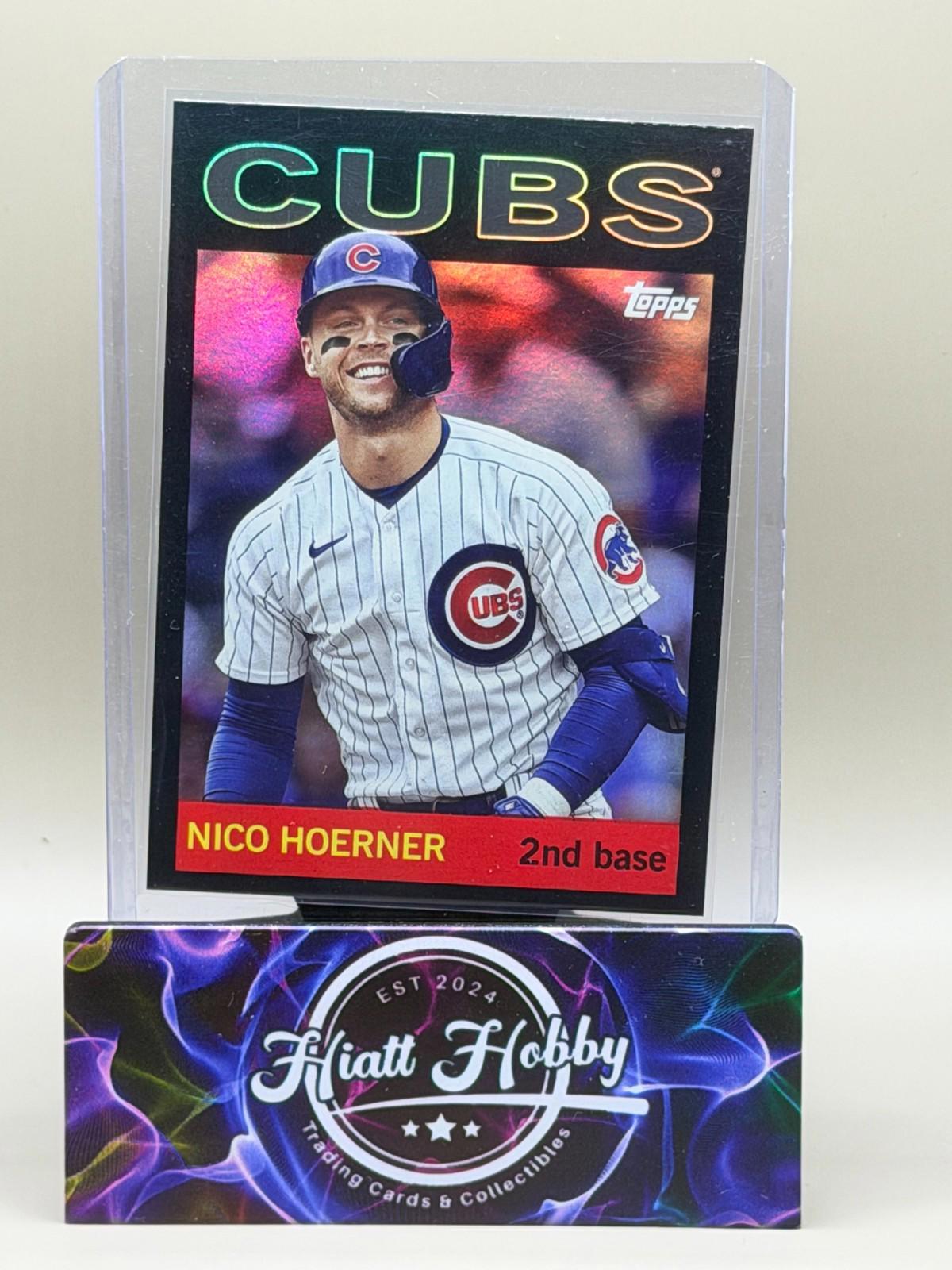 2025 Topps Archives - 1964 Topps Nico Hoerner #70 Black Foilboard