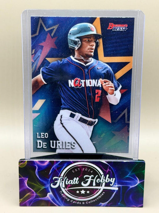 2025 Bowman's Best - #FG-3 Leo De Vries - Futures Game (RC)