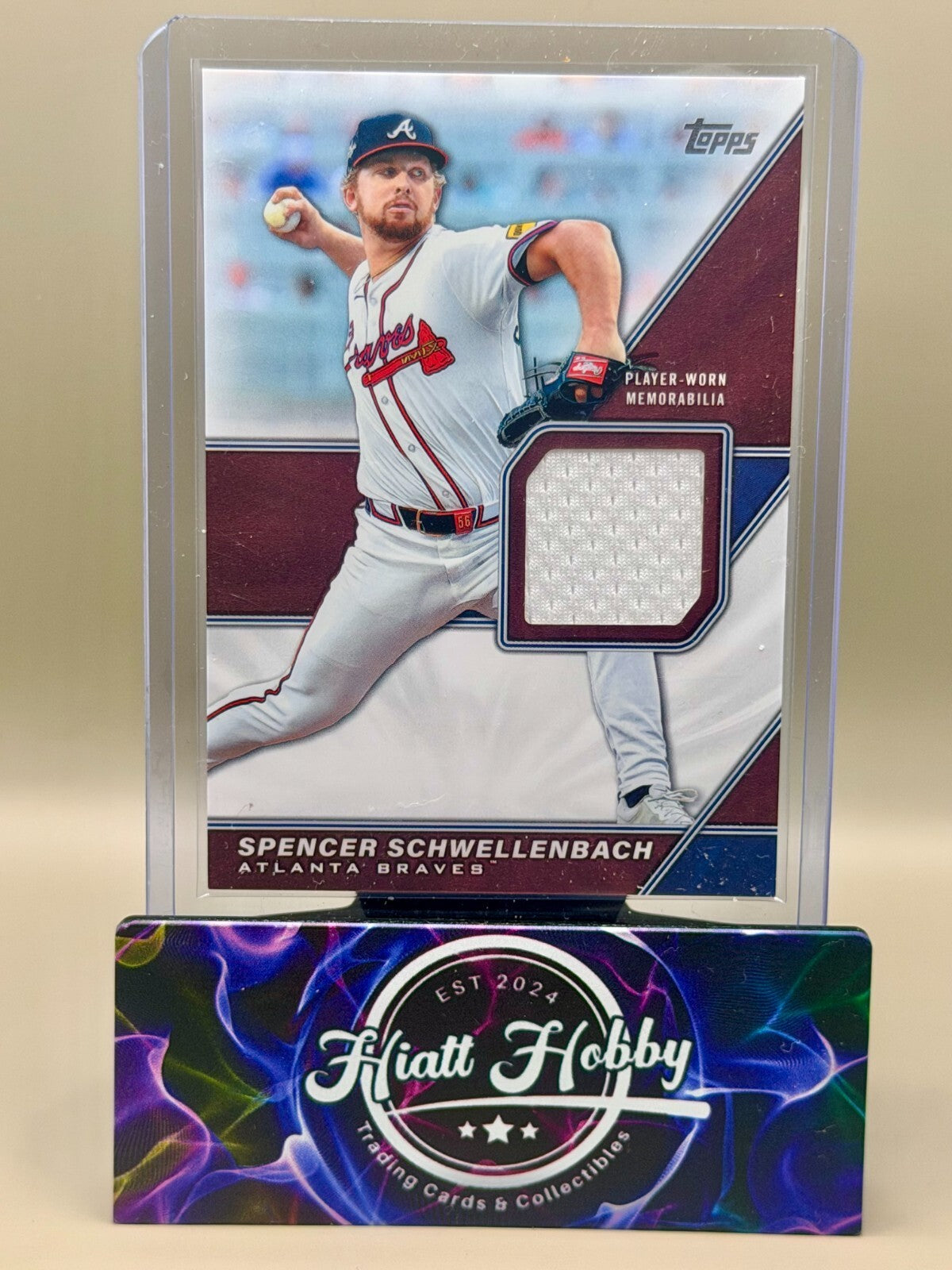 2026 Topps Series 2 - #MLM2-SSC Spencer Schwellenbach - Major League Materials