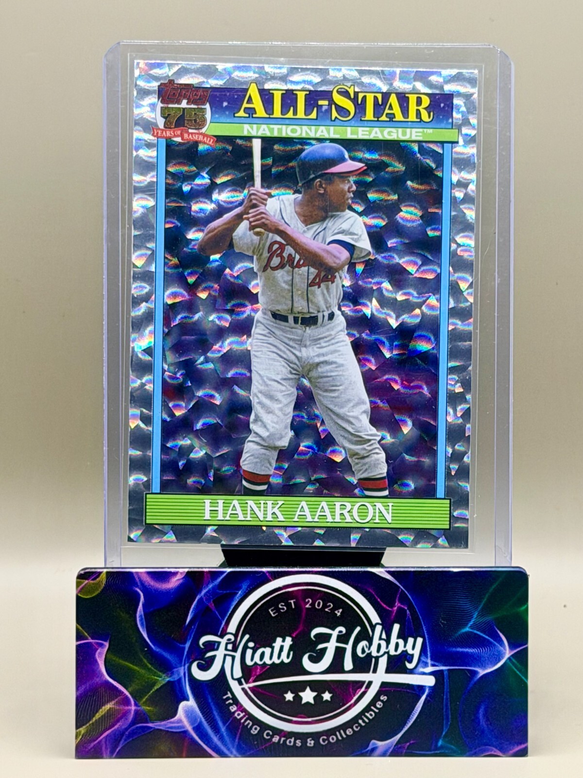 2026 Topps - #91ASC-38 Hank Aaron - 35th Anniversary All-Stars - Crackle