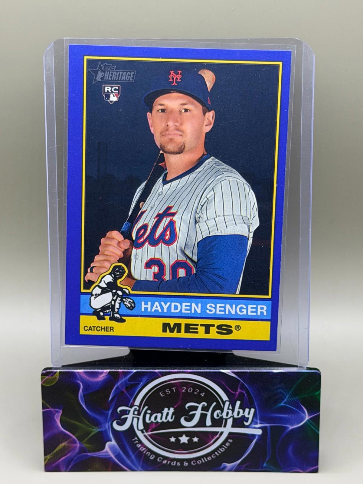 2025 Topps Heritage High Number - Hayden Senger #673 - Dark Blue Boarder (RC)