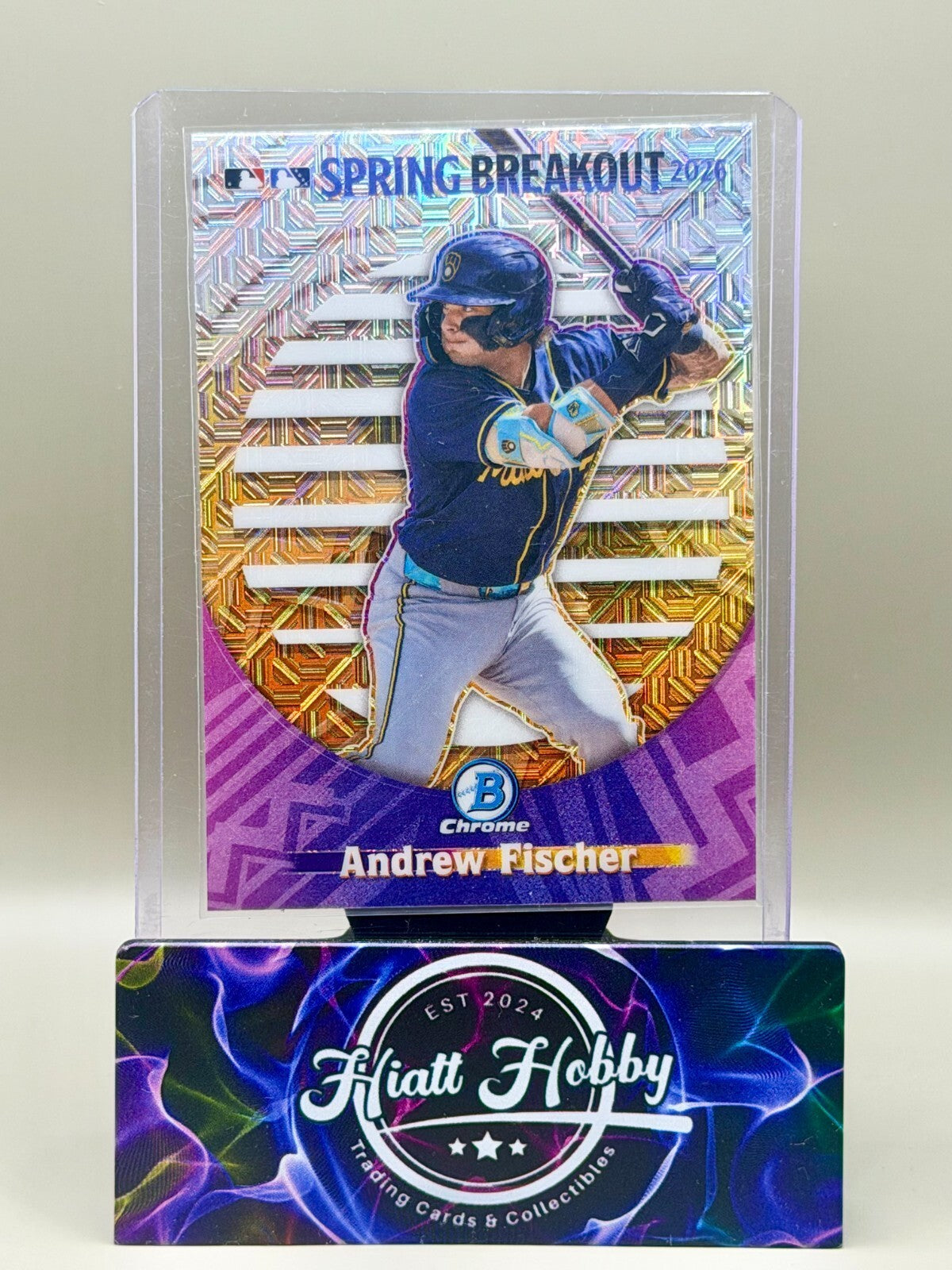 2026 Bowman Chrome - #SB-25 Andrew Fischer - Spring Breakout - Mojo (RC)