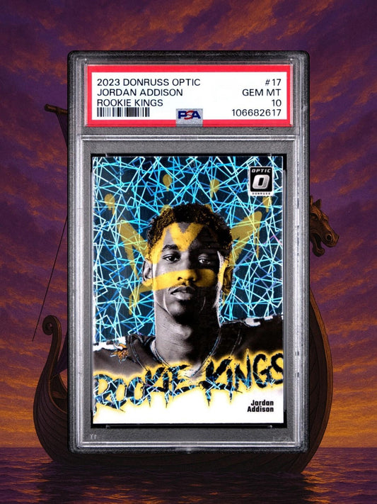 2023 Panini Donruss Optic - Rookie Kings Jordan Addison #17 (RC) PSA 10