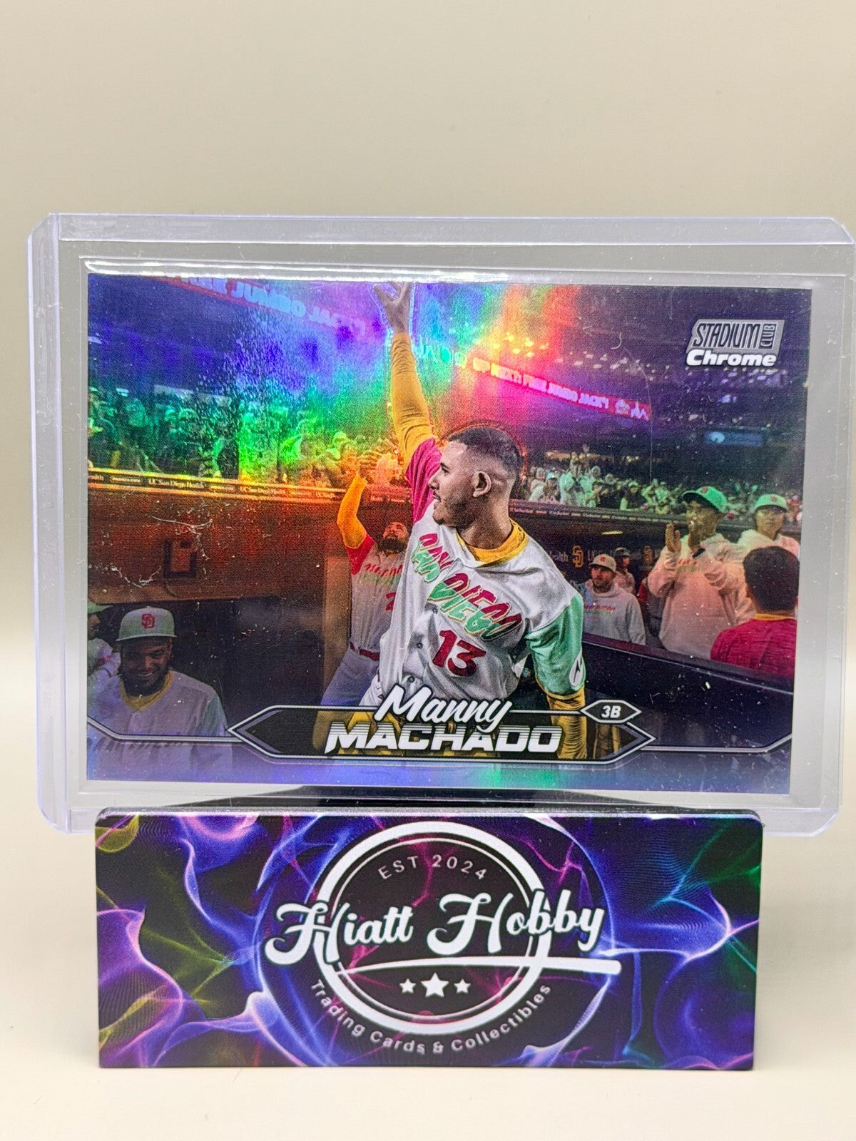 2024 Topps Stadium Club - #297 Manny Machado - Chrome Refractor