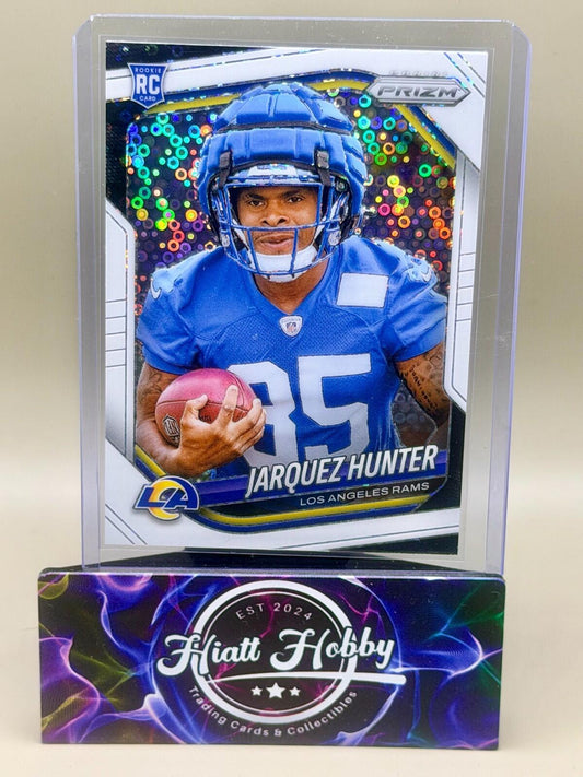 2025 Panini Prizm Football - #353 Jarquez Hunter - White Disco Prizm (RC)