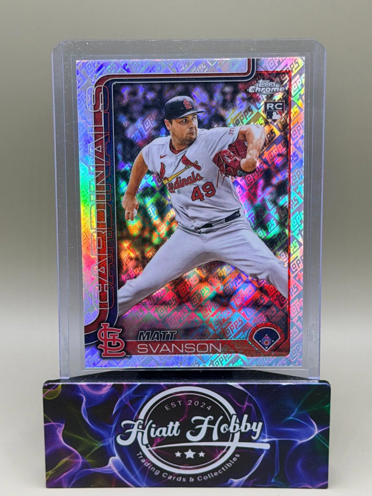 2025 Topps Chrome Update - Matt Svanson #USC5 - Fanatics Logo Refractor (RC)