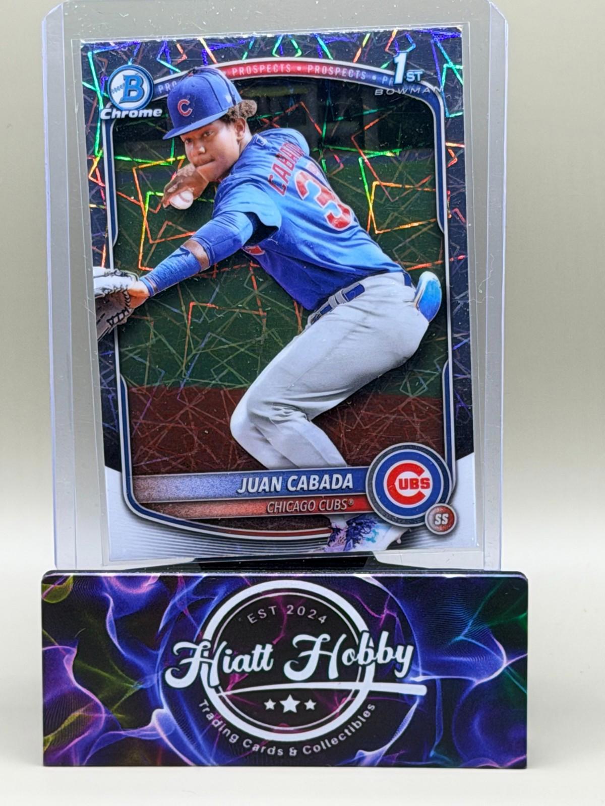 2025 Bowman Chrome - Juan Cabada #BCP-207 - Laser Refractor (RC)