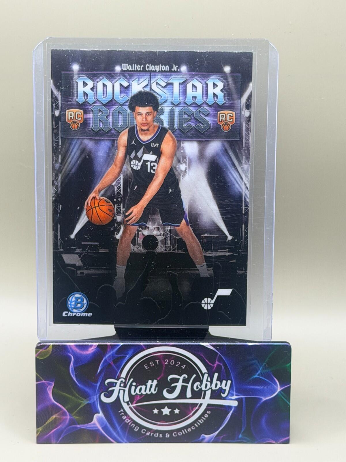 2025-26 Bowman Chrome Basketball #RR-18 Walter Clayton Jr Rockstar Rookies (RC)