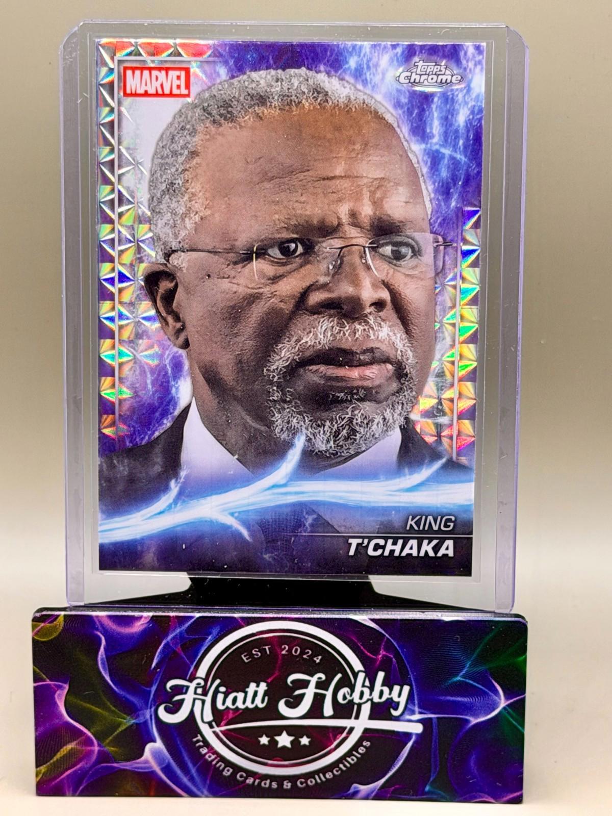 2025 Topps Chrome Marvel Studios - King T'Chaka #63 - Geometric Refractor