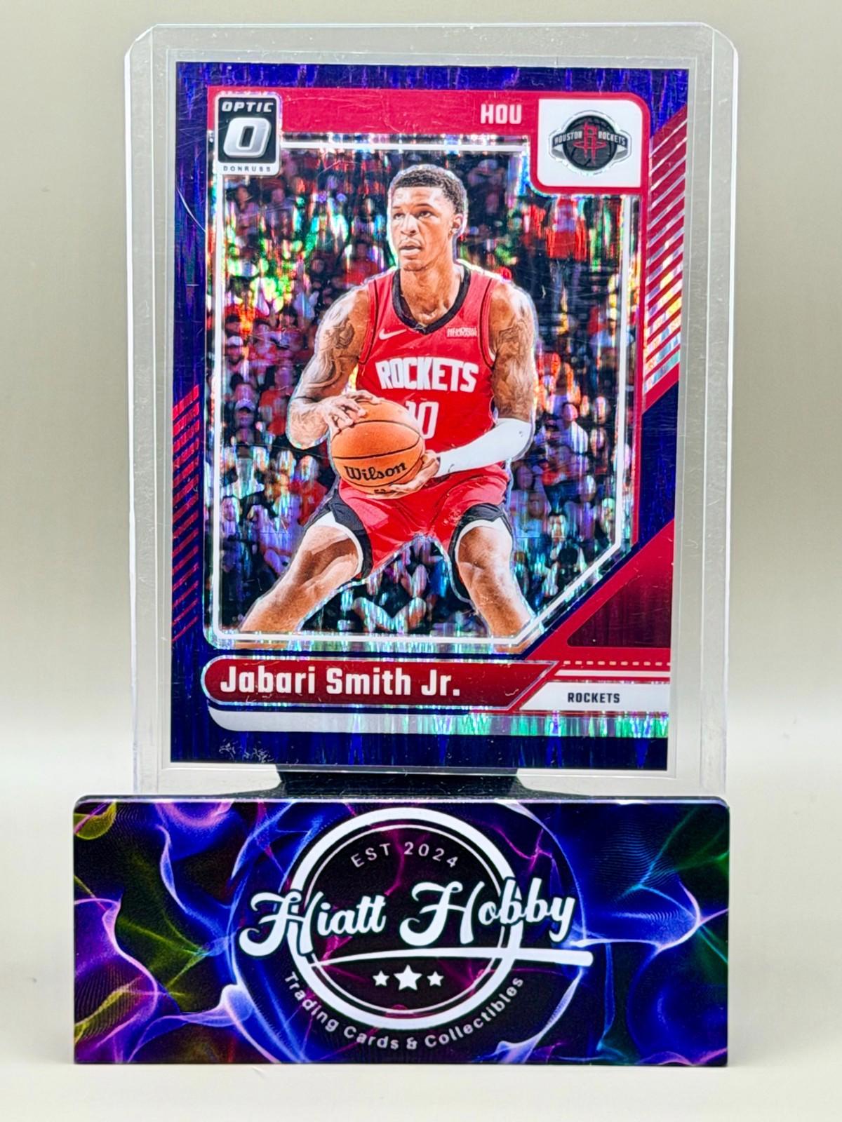 2024-25 Panini Donruss Optic - Jabari Smith Jr #165 - Purple Shock Prizm