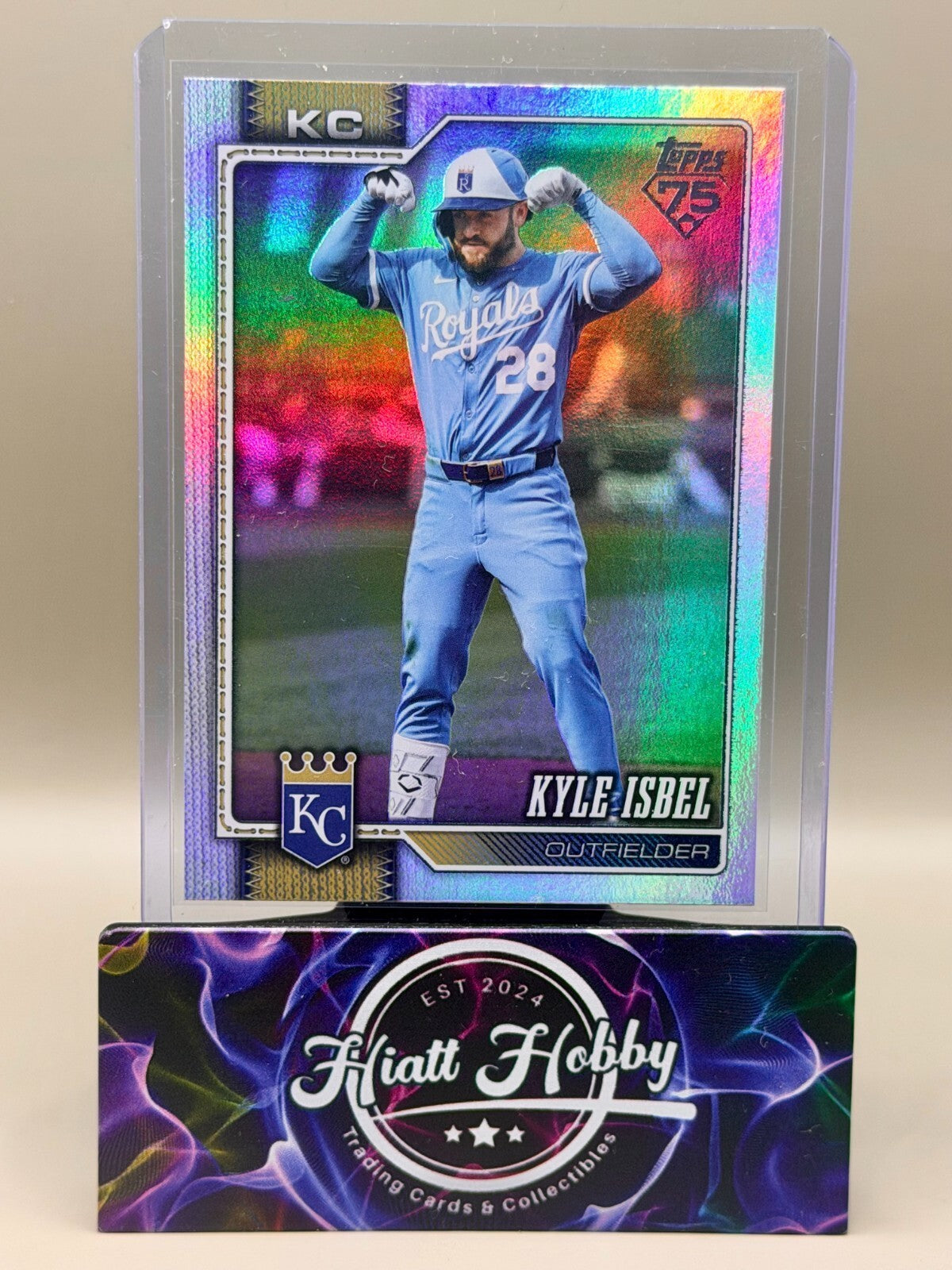 2026 Topps Series 2 - #689 Kyle Isbel - Rainbow Foil