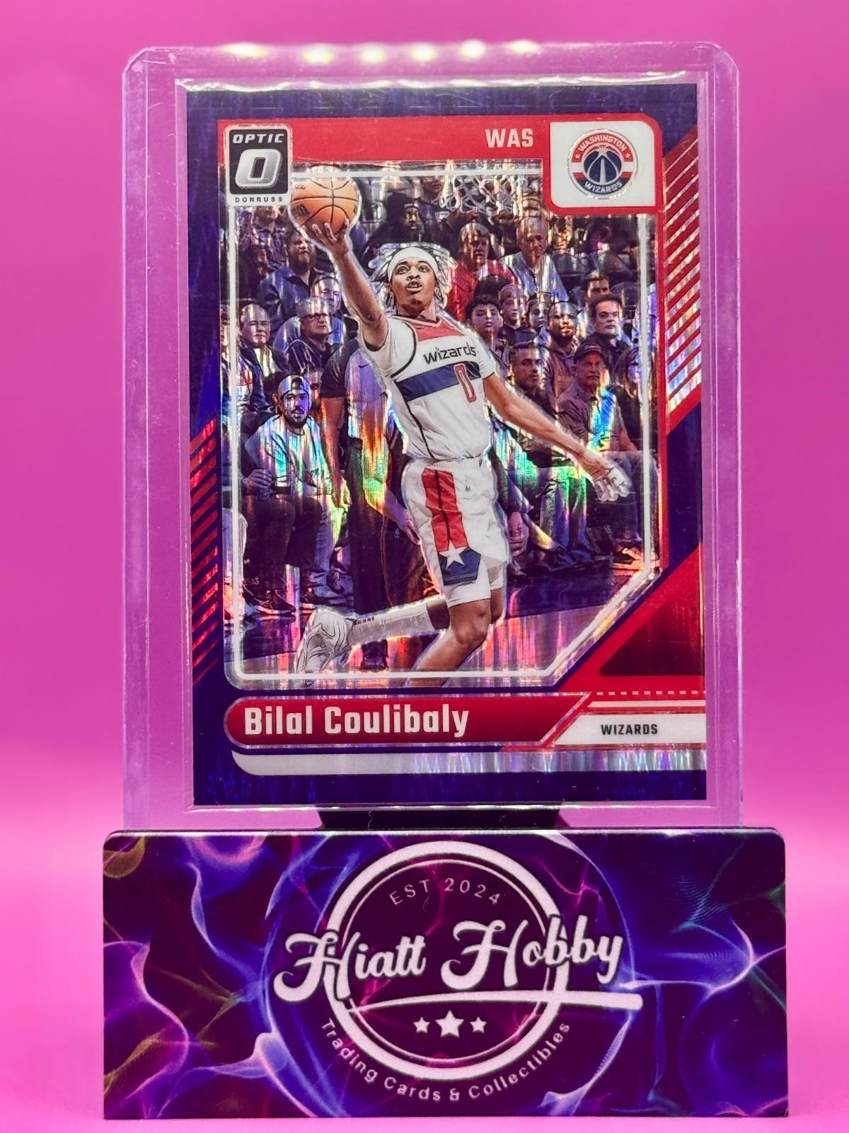 2024-25 Panini Donruss Optic - Bilal Coulibaly #63 - Purple Shock Prizm