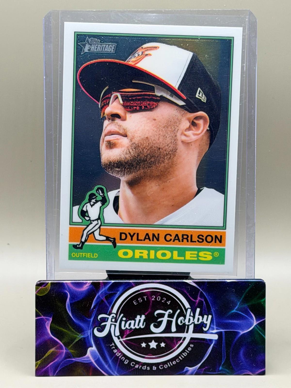 2025 Topps Heritage High Number - Dylan Carlson #618 - Chrome