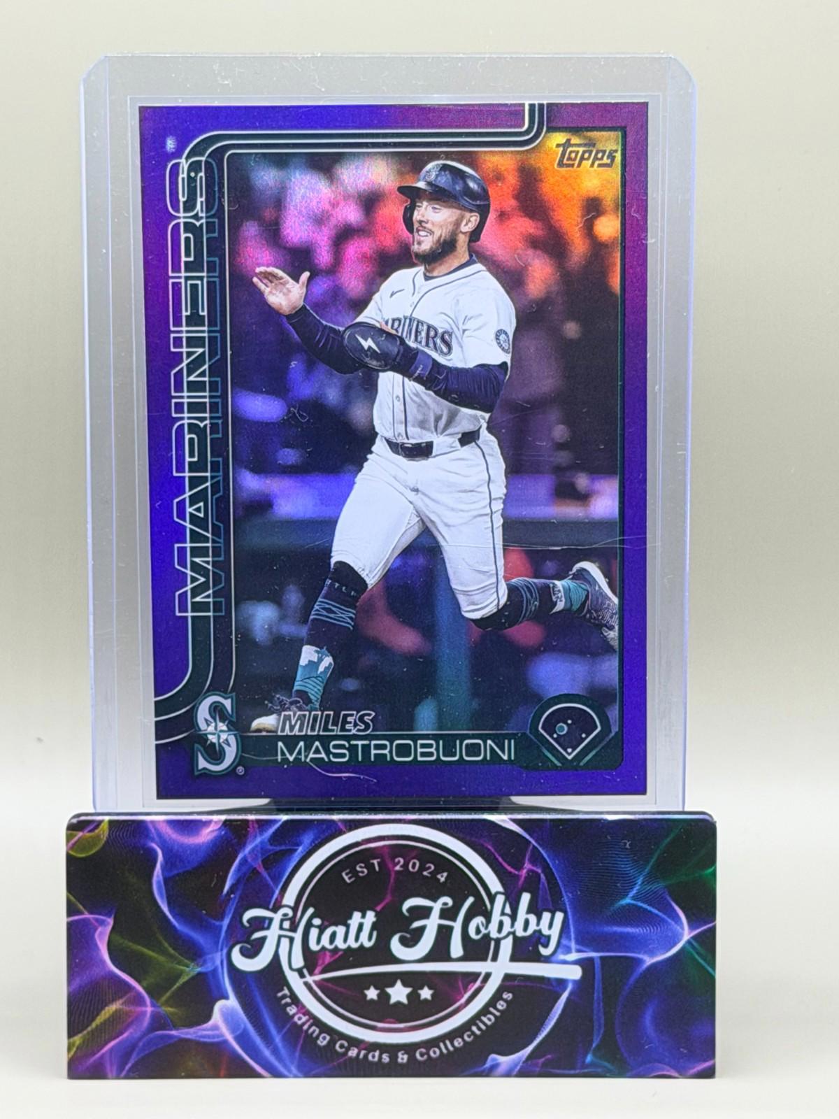 2025 Topps Update - Miles Mastrobuoni #US313 - Purple /250