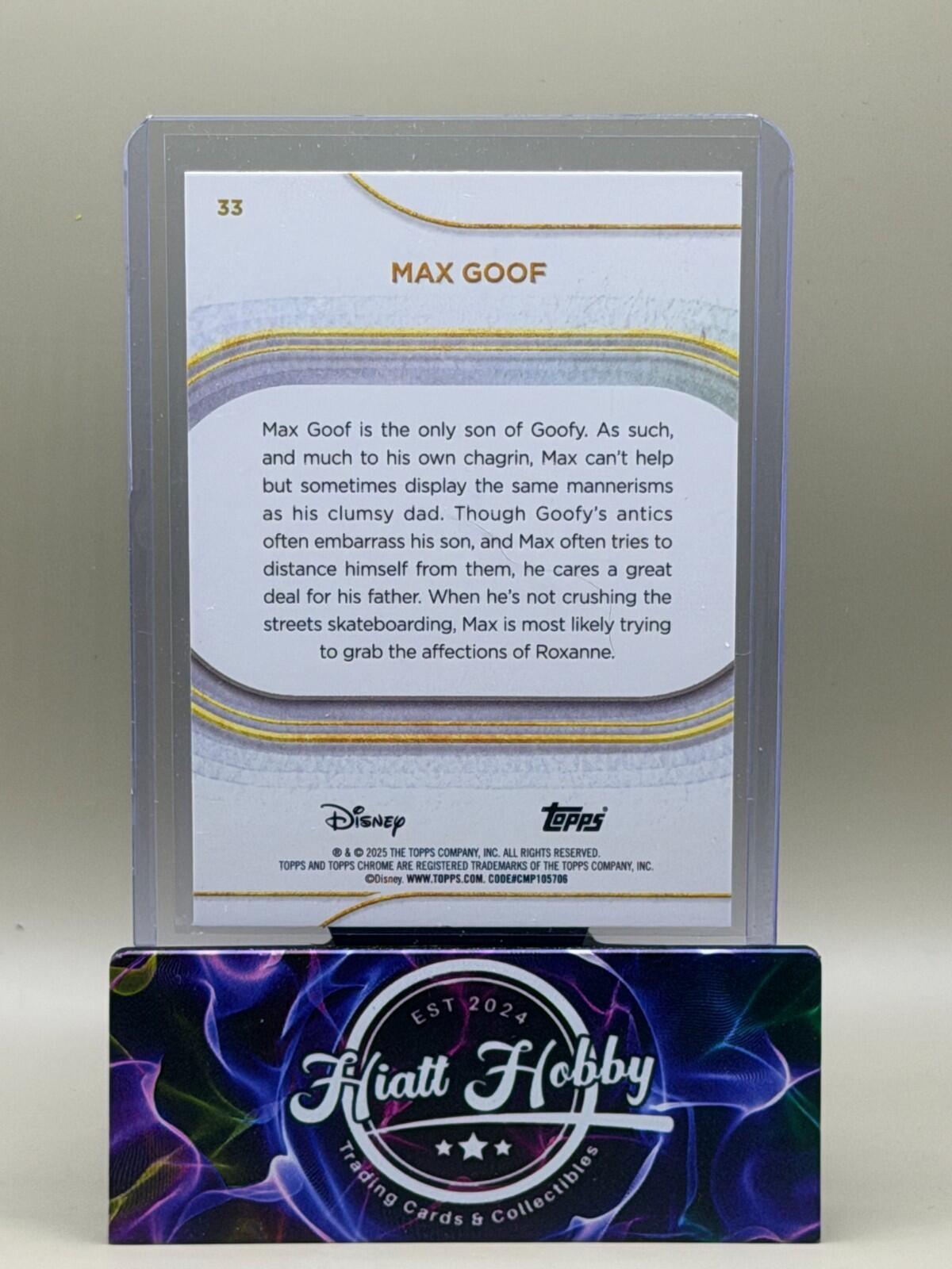 2025 Topps Chrome Disney - #33 Max Goof - Prism Refractor