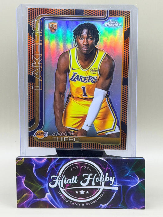 2025-26 Topps Chrome - Adou Thiero #286 - Basketball Refractor (RC)