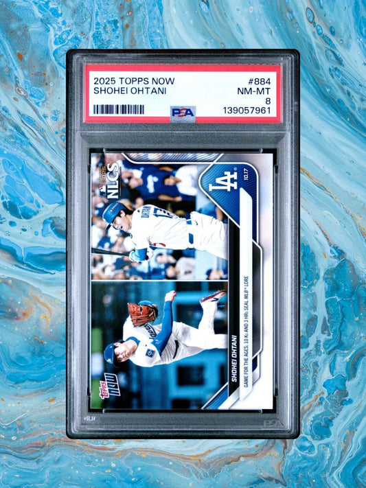 2025 Topps Now #884 Shohei Ohtani - PSA 8