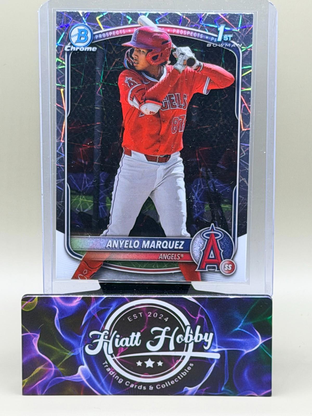 2025 Bowman Chrome - Anyelo Marquez #BCP-201 - Laser Refractor (RC)